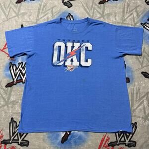 Oklahoma City Thunder Western Conference Heritage Retro Mens 2Xl T Shirt